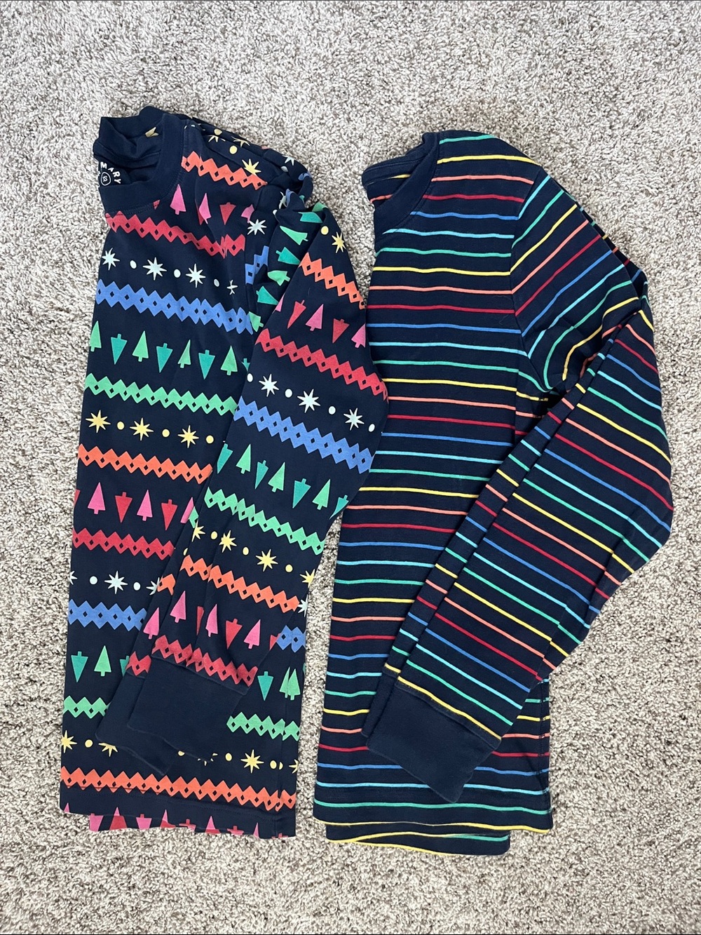 Set of 2 Primary Women's Long Sleeve Cotton Pajama Tops